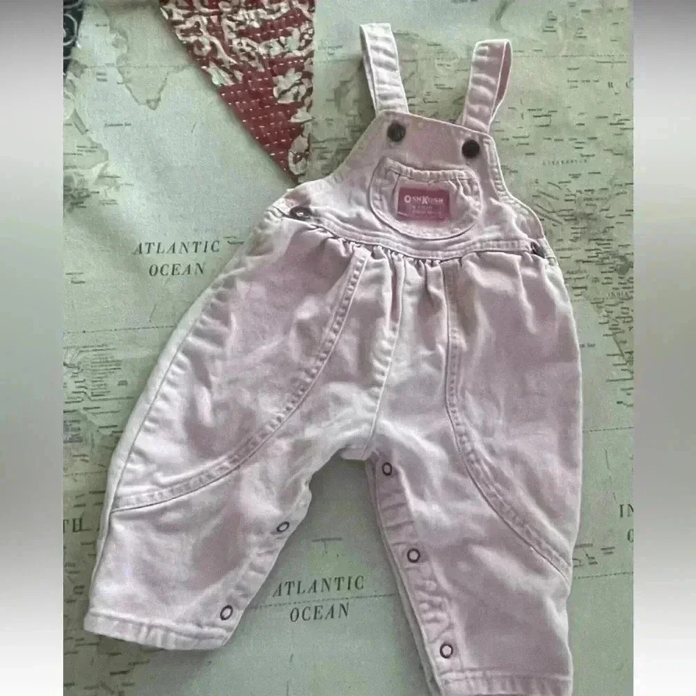 Oshkosh 12mo VTG Pink
Denim Overall